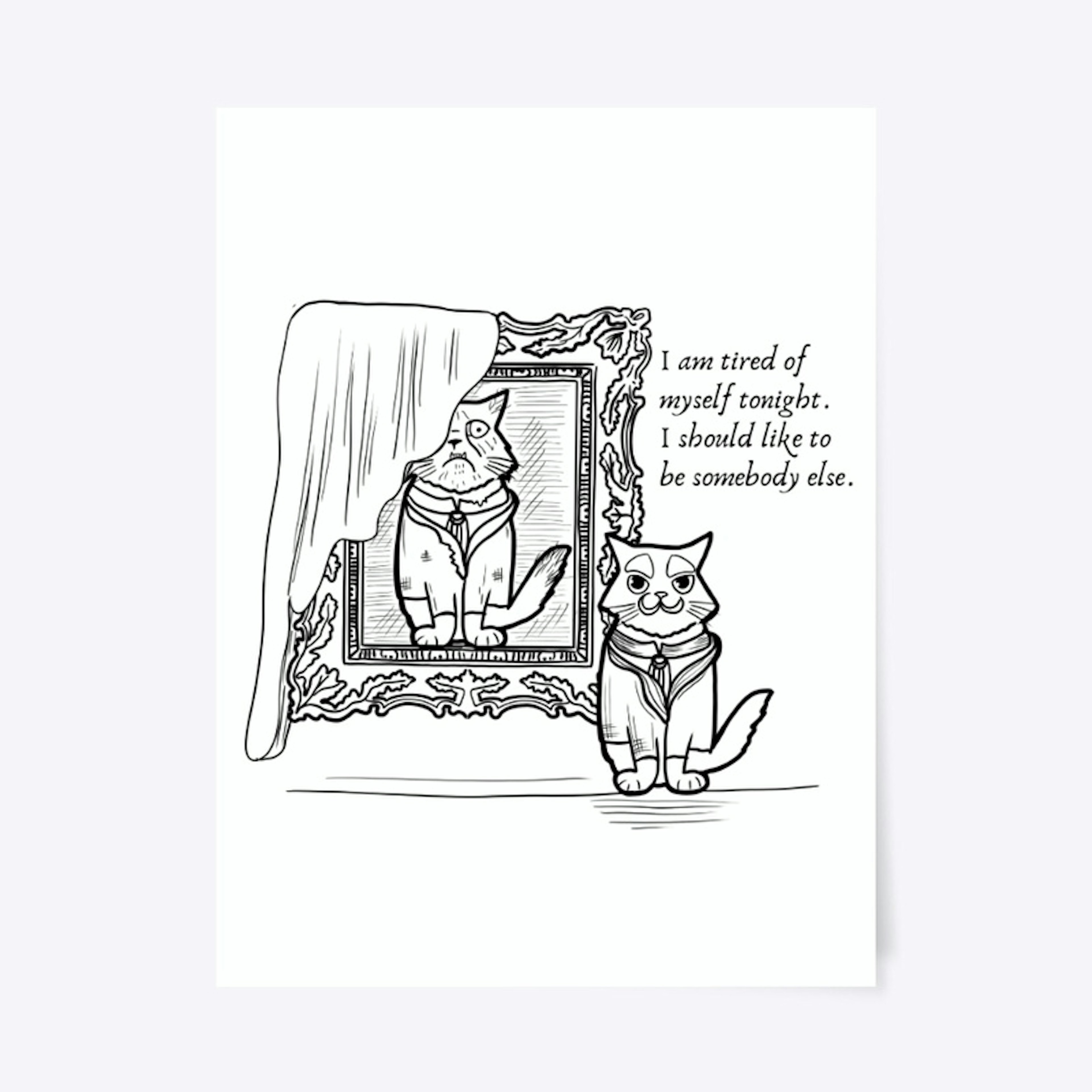 The Picture of Dorian Gray Cat (Quote)