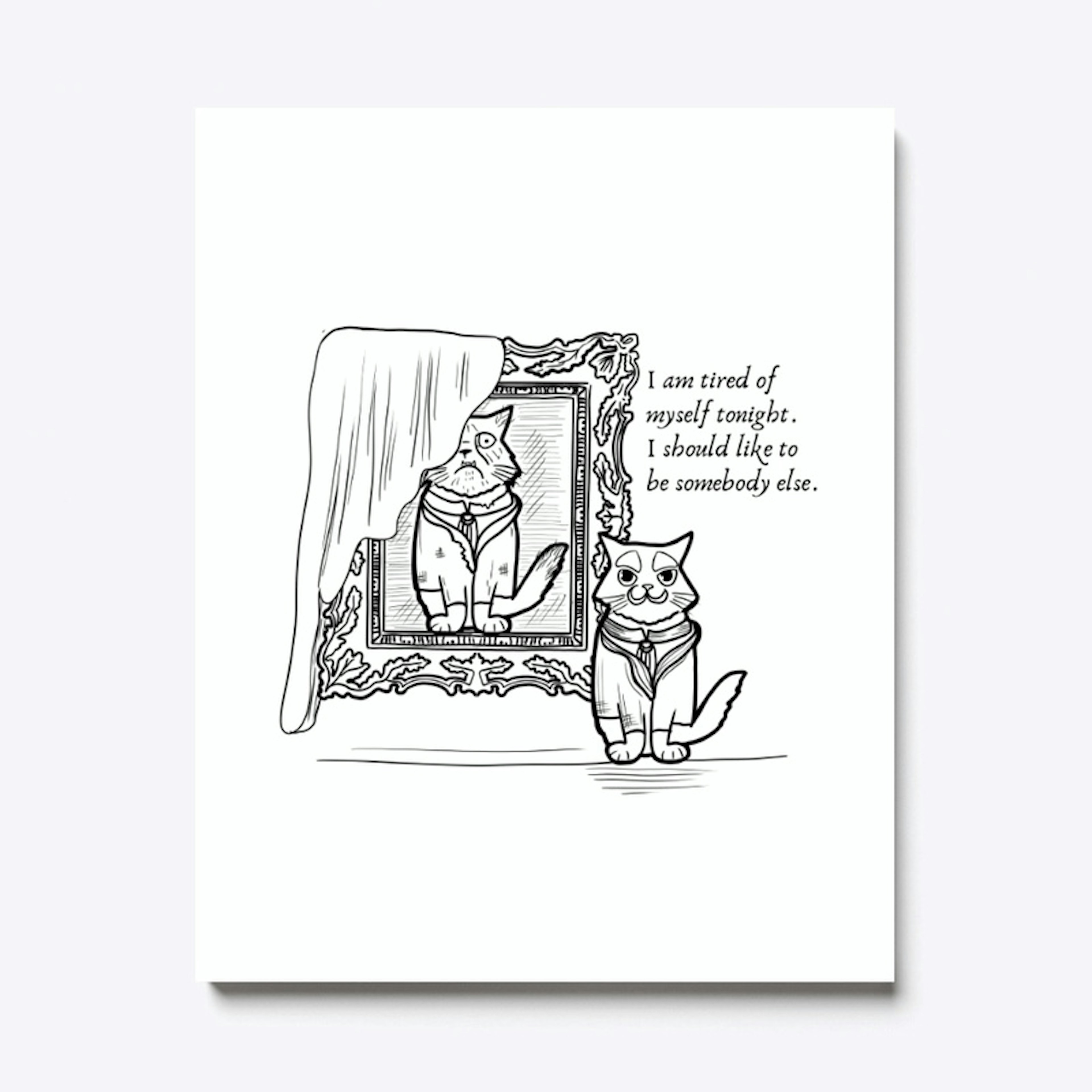 The Picture of Dorian Gray Cat (Quote)